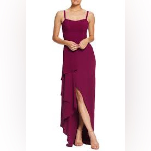 Dress the Population Dresses & Skirts - Dress the Population Cora Waterfall Crepe Dress